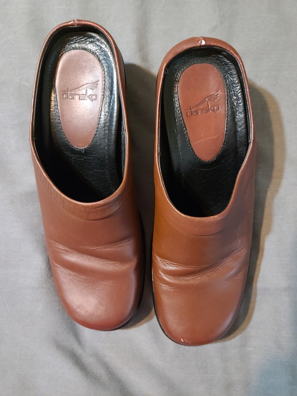 Dansko Women's Brown Leather Clogs